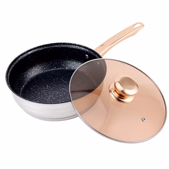 Utensilios de cocina, olla para freír, juegos de aluminio, cocina de acero inoxidable, freír, cocina, cerámica y parrilla, huevo eléctrico, Pizza, Ss, sartén antiadherente