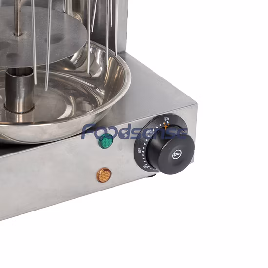 Asador eléctrico de Kebab, máquina comercial para parrilla Doner Shawarma, barra giratoria con parrilla de pollo, horno de barbacoa